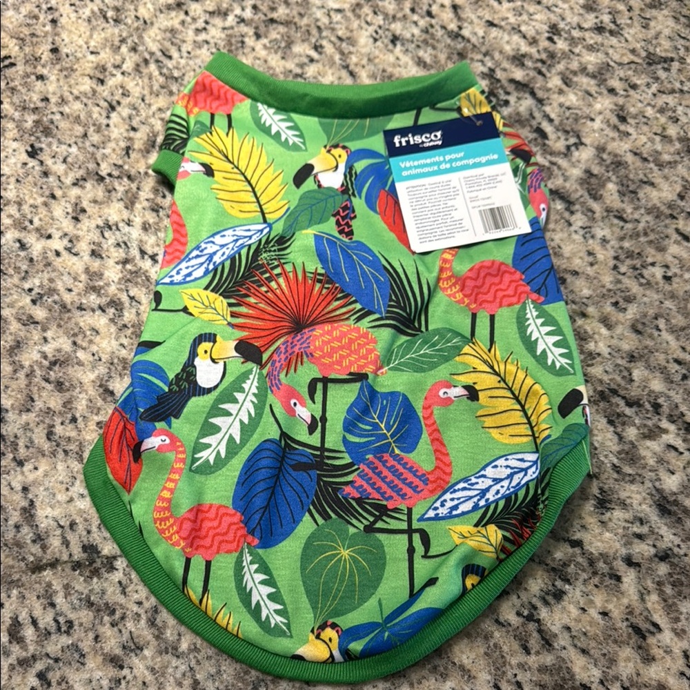 Green Tropical Bird Shirt